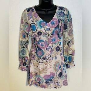 Vintage Custom Made micro mini Mod Dress